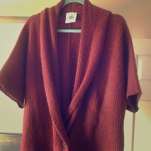 Short sleeve dolman sweater